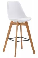 Barhocker Metz Kunststoff Natura weiß