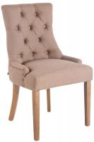 Esszimmerstuhl Aberdeen Stoff antik-hell taupe 
