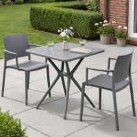 Gartenmöbel-Set Pula dunkelgrau 
