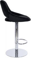 2er Set Barhocker HD Milet C Samt schwarz 