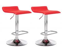 2er Set Barhocker Dyn rot 