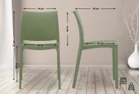 2er Set Stühle Maya oliv 