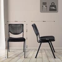 Stuhl Kaber schwarz/schwarz 