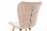 Stuhl Elda Stoff natura creme 