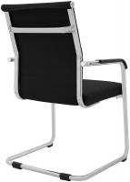 2er Set Besucherstuhl Hakon schwarz 