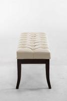 Sitzbank Ramses Kunstleder antik-dunkel 100 creme 