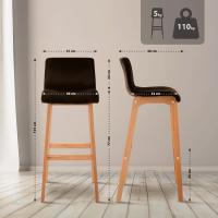 Barhocker Hover Samt Natura braun