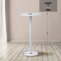 Stehtisch Hereford rund 60 cm weiß/weiß 