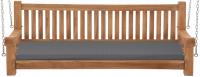 Schaukelbank Joyce mit Sitzkissen 180 cm + teak  dunkelgrau 