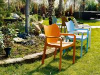 4er Set Stuhl Diva hellgrau 