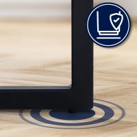 Barhocker Hopewell Kunstleder B schwarz 
