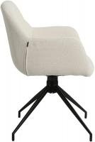 Esszimmerstuhl Merlinda Stoff Teddy creme 