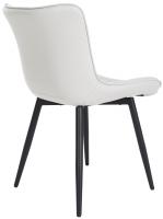 2er Set Stühle Largo Kunstleder weiß 