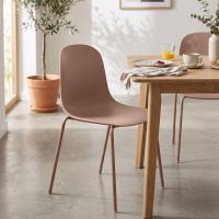 4er Set Stuhl Hardin terracotta 