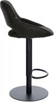 2er Set Barhocker HD Milet B Stoff dunkelgrau 