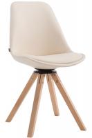 Besucherstuhl Calais square natura (eiche) creme