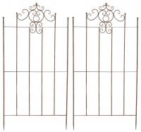 2er Set Rankgitter Paula antik braun