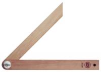 Schmiege Schienen-L.350mm Weißbuche m.Flügelmutter ECE