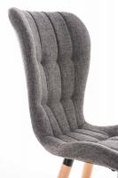 Stuhl Elda Stoff natura hellgrau 