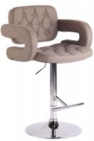 Barhocker Dublin STOFF taupe Barhocker Dublin STOFF taupe