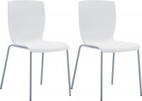 2er Set Stühle MIO weiß