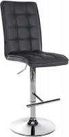 Barhocker Peking V2 Kunstleder chrom schwarz