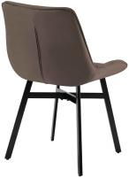 Stuhl Colby Samt braun 