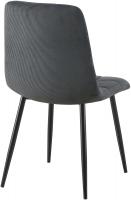 Esszimmerstuhl Antibes Cord schwarz 