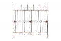 Gartenzaun Mangold antik braun