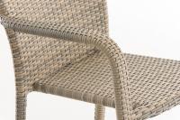 Polyrattan Stuhl Leonie natura Polyrattan Stuhl Leonie natura