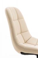 Bürostuhl Emil Kunstleder creme 