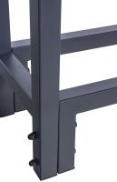 Kaminholzständer + Abdeckplane Martin 25x110x115 cm anthrazit 