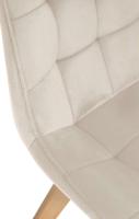 Stuhl Brook Samt creme 