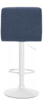 2er Set Barhocker Calma Stoff weiß blau 