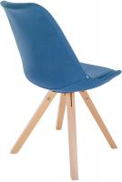 Stuhl Sofia Stoff Square blau 