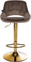 2er Set Barhocker Milet Samt G braun 