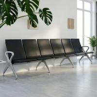 6er Wartebank Ermin  schwarz 