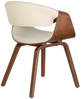 Esszimmerstuhl Foley Kunstleder Eiche creme 