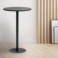 Stehtisch Hereford rund 75 cm schwarz/schwarz 