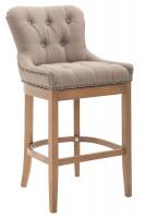 Barhocker Lakewood Stoff, Antik-hell taupe