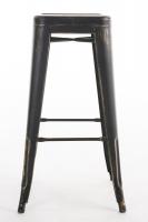 Barhocker Joshua antik schwarz-gold 