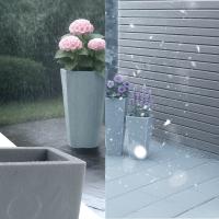 3er Set Pflanzkübel 2 grau 3er Set Pflanzkübel 2 grau