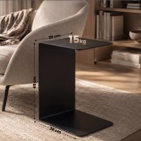 Beistelltisch Selby 48 cm schwarz 