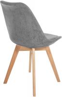 4er Set Stuhl Linares Cord grau 