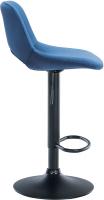 2er Set Barhocker Camden Samt schwarz blau 