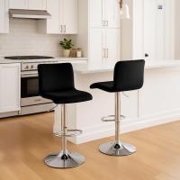 Barhocker Hover Samt C schwarz 