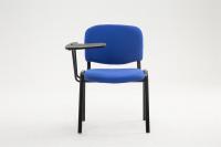 Stuhl Ken mit Klapptisch Stoff blau 