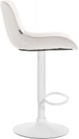 2er Set Barhocker Vonore Samt weiß creme 