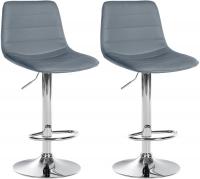 2er Set Barhocker Lex Kunstleder C grau 2er Set Barhocker Lex Kunstleder C grau