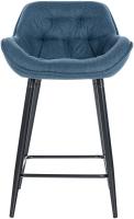 2er Set Barhocker Gibson Stoff  blau 